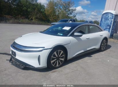 2022 LUCID AIR GRAND TOURING White  Electric 50EA1GBA8NA003192 photo #3