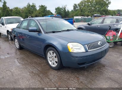 2005 MERCURY MONTEGO LUXURY Blue  Gasoline 1MEFM40145G614402 photo #1