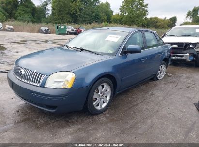 2005 MERCURY MONTEGO LUXURY Blue  Gasoline 1MEFM40145G614402 photo #3