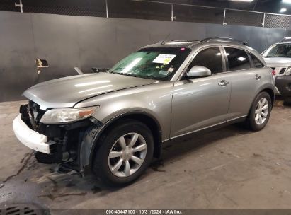 2004 INFINITI FX35 Gray  Gasoline JNRAS08W34X210659 photo #3