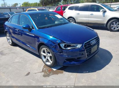 2015 AUDI A3 2.0T PREMIUM Blue  Flexible Fuel WAUBFGFF5F1083873 photo #1