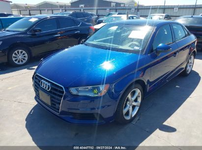 2015 AUDI A3 2.0T PREMIUM Blue  Flexible Fuel WAUBFGFF5F1083873 photo #3