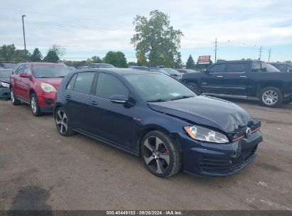 2017 VOLKSWAGEN GOLF GTI AUTOBAHN 4-DOOR/S 4-DOOR/SE 4-DOOR/SPORT 4-DOOR Blue  Other 3VW4T7AU3HM062050 photo #1