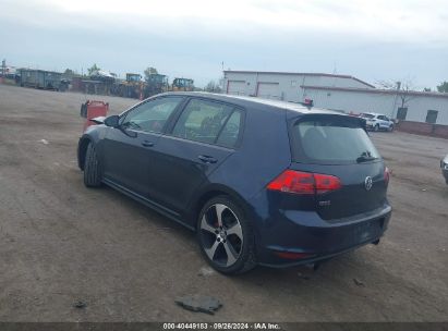 2017 VOLKSWAGEN GOLF GTI AUTOBAHN 4-DOOR/S 4-DOOR/SE 4-DOOR/SPORT 4-DOOR Blue  Other 3VW4T7AU3HM062050 photo #4