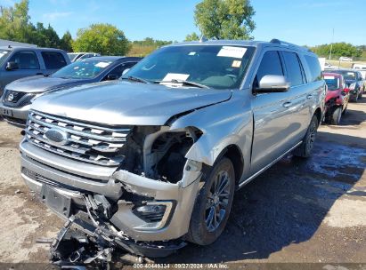 2020 FORD EXPEDITION LIMITED MAX Gray  Gasoline 1FMJK2AT6LEA06102 photo #3