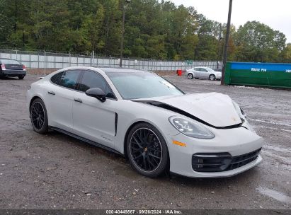 2022 PORSCHE PANAMERA 4 Gray  Gasoline WP0AJ2A74NL100505 photo #1