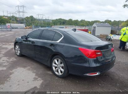 2014 ACURA RLX Black  Gasoline JH4KC1F3XEC004732 photo #4