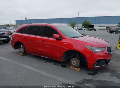 2019 ACURA MDX Red  Gasoline 5J8YD4H04KL013307 photo #1