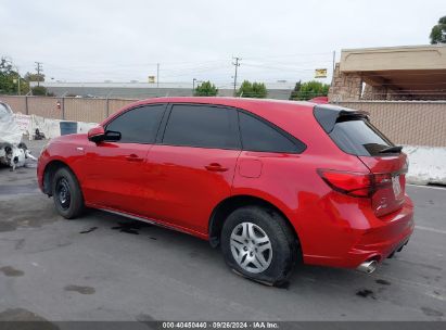 2019 ACURA MDX Red  Gasoline 5J8YD4H04KL013307 photo #4