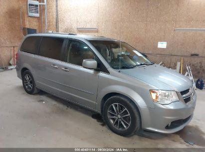 2017 DODGE GRAND CARAVAN SXT Silver  Flexible Fuel 2C4RDGCGXHR847459 photo #1