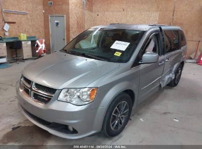 2017 DODGE GRAND CARAVAN SXT Silver  Flexible Fuel 2C4RDGCGXHR847459 photo #3