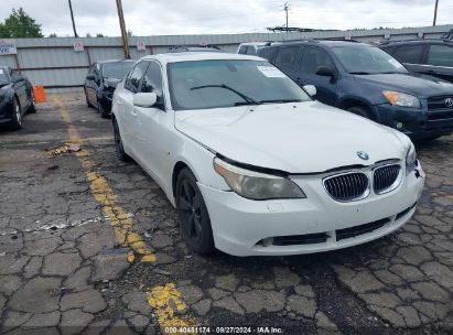 2007 BMW 530XI White  Gasoline WBANF73567CU26396 photo #1