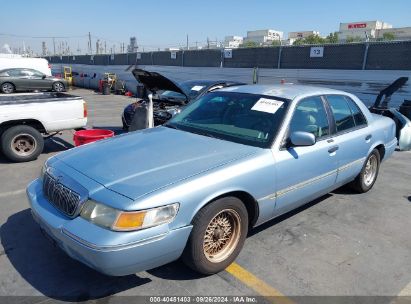 2001 MERCURY GRAND MARQUIS LS Blue  Gasoline 2MEFM75W91X620190 photo #3