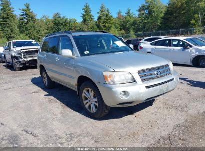 2006 TOYOTA HIGHLANDER HYBRID LIMITED V6 Silver  Hybrid JTEEW21A160023024 photo #1