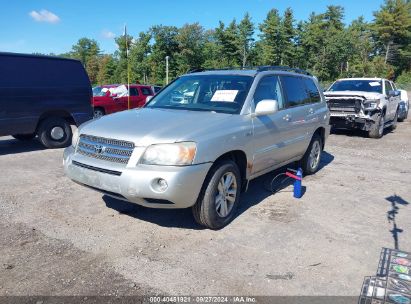 2006 TOYOTA HIGHLANDER HYBRID LIMITED V6 Silver  Hybrid JTEEW21A160023024 photo #3