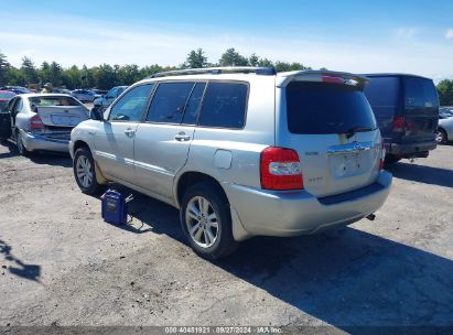 2006 TOYOTA HIGHLANDER HYBRID LIMITED V6 Silver  Hybrid JTEEW21A160023024 photo #4