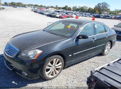 2008 INFINITI M45X Black  Gasoline JNKBY01F88M551087 photo #3