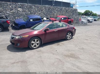 2009 ACURA TSX Burgundy  Gasoline JH4CU26619C026979 photo #3