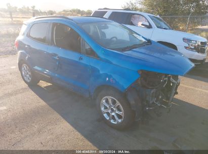 2019 FORD ECOSPORT SE Blue  Gasoline MAJ3S2GE5KC277996 photo #1