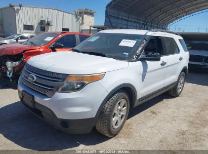 2013 FORD EXPLORER White  Gasoline 1FM5K7B88DGA45174 photo #3