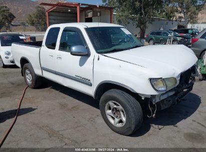 2003 TOYOTA TUNDRA SR5 V8 White  Gasoline 5TBRT34173S397851 photo #1