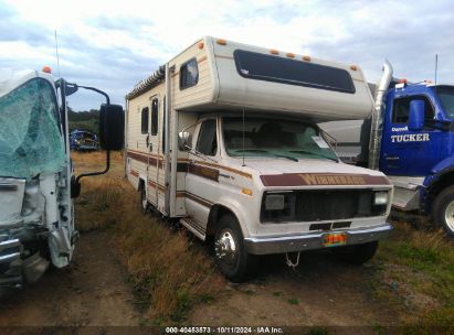 1985 FORD ECONOLINE E350 CUTAWAY VAN Cream  Gasoline 1FDKE30L1FHB05089 photo #1