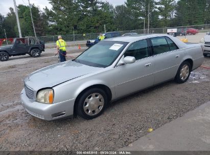 2001 CADILLAC DEVILLE STANDARD W/W20 Silver  Gasoline 1G6KD54Y51U293580 photo #3