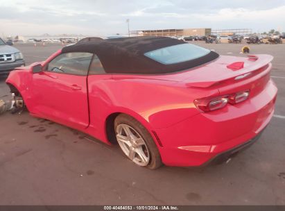 2020 CHEVROLET CAMARO Red  Gasoline 1G1FB3DX2L0127407 photo #4