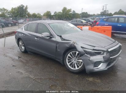 2018 INFINITI Q50 3.0T LUXE Gray  Gasoline JN1EV7AP5JM361152 photo #1