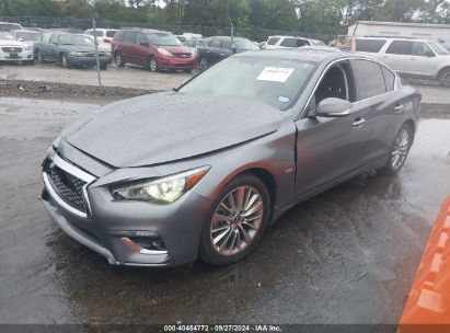 2018 INFINITI Q50 3.0T LUXE Gray  Gasoline JN1EV7AP5JM361152 photo #3