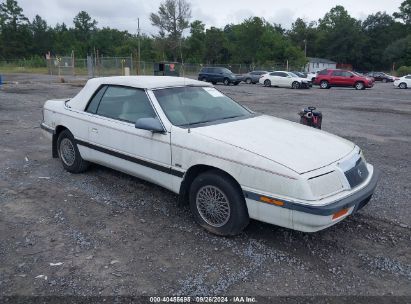 1992 CHRYSLER LEBARON White  Gasoline 1C3XU4531NF262521 photo #1