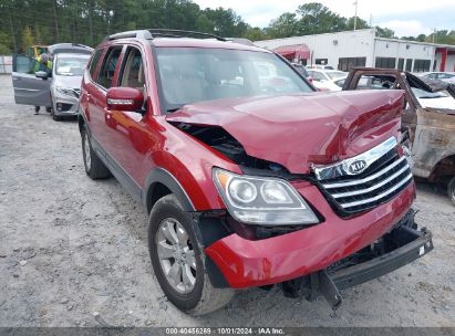 2009 KIA BORREGO LX Red  Gasoline KNDJJ741595015171 photo #1