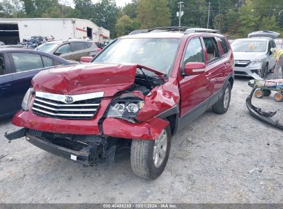 2009 KIA BORREGO LX Red  Gasoline KNDJJ741595015171 photo #3