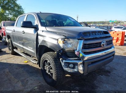 2015 TOYOTA TUNDRA CREWMAX SR5 Gray  Gasoline 5TFEM5F16FX087734 photo #1