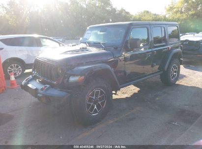 2024 JEEP WRANGLER 4-DOOR RUBICON 4X4 Black  Hybrid ZACPDFCWXR3A27517 photo #3