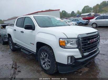 2022 GMC CANYON 4WD  SHORT BOX AT4 - LEATHER White  Gasoline 1GTG6FEN5N1195518 photo #1