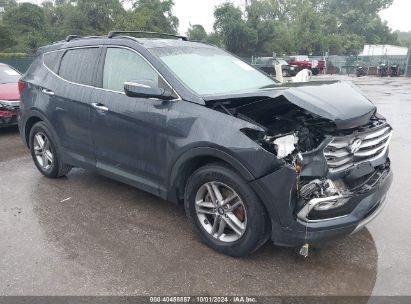 2018 HYUNDAI SANTA FE SPORT 2.4L Gray  Gasoline 5NMZU3LB6JH099449 photo #1