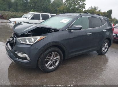 2018 HYUNDAI SANTA FE SPORT 2.4L Gray  Gasoline 5NMZU3LB6JH099449 photo #3