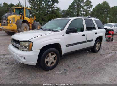 2003 CHEVROLET TRAILBLAZER LS White  Gasoline 1GNDS13S232379162 photo #3