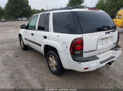 2003 CHEVROLET TRAILBLAZER LS White  Gasoline 1GNDS13S232379162 photo #4