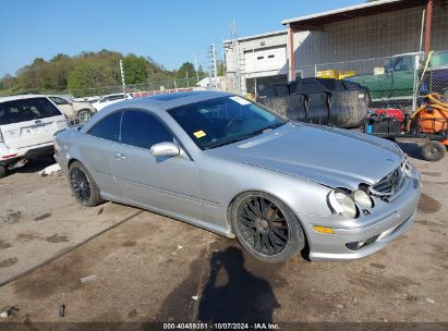 2001 MERCEDES-BENZ CL 500 Silver  Gasoline WDBPJ75J41A011096 photo #1