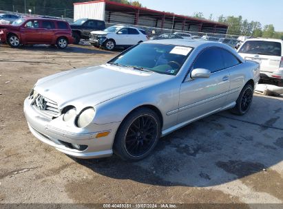 2001 MERCEDES-BENZ CL 500 Silver  Gasoline WDBPJ75J41A011096 photo #3