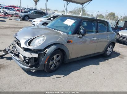 2017 MINI HARDTOP COOPER Gray  Gasoline WMWXU1C35H2F77816 photo #3