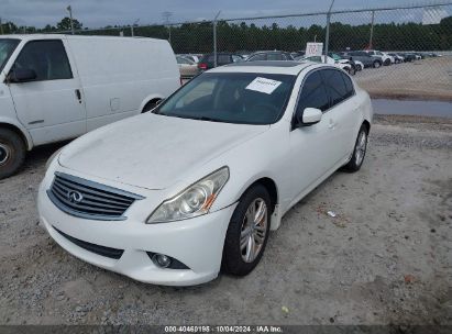 2012 INFINITI G37X White  Gasoline JN1CV6AR6CM973110 photo #3