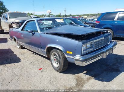 1983 CHEVROLET EL CAMINO Blue  Gasoline 1GCCW80H4DR234563 photo #1