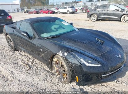 2014 CHEVROLET CORVETTE STINGRAY Z51 Black  Gasoline 1G1YL2D73E5127535 photo #1