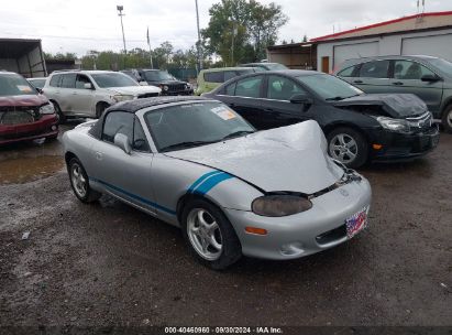 2002 MAZDA MX-5 MIATA CLOTH/LS/SE Silver  Gasoline JM1NB353X20229664 photo #1