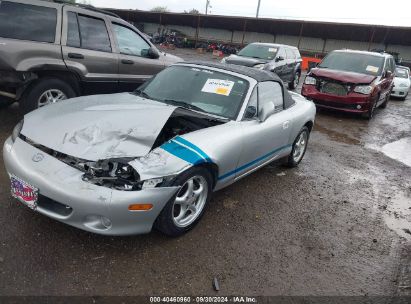 2002 MAZDA MX-5 MIATA CLOTH/LS/SE Silver  Gasoline JM1NB353X20229664 photo #3