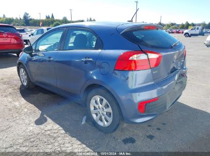 2016 KIA RIO LX Blue  Gasoline KNADM5A34G6675849 photo #4