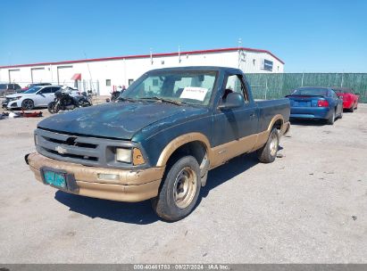 1996 CHEVROLET S TRUCK S10 Green  Gasoline 1GCCS1446TK119366 photo #3